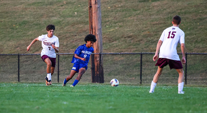 Jalen #9 on the pitch for the Williamsport Wildcats